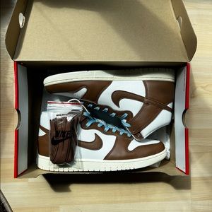 Nike Dunk Hi Certified Fresh “Pecan/Worn Blue Off-Noir”